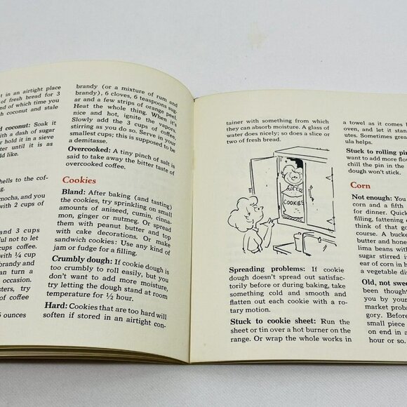 Reader Digest Cookbook Common Cooking Crises Book Guide Handbook Cartoon Picture - Picture 7 of 10